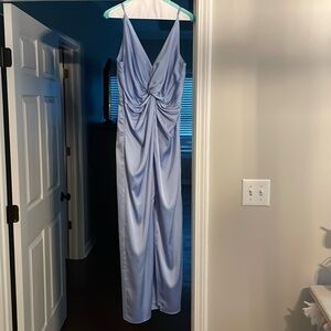 Abercrombie satin dress- wore one time. Dry cleaned and ready to ship!